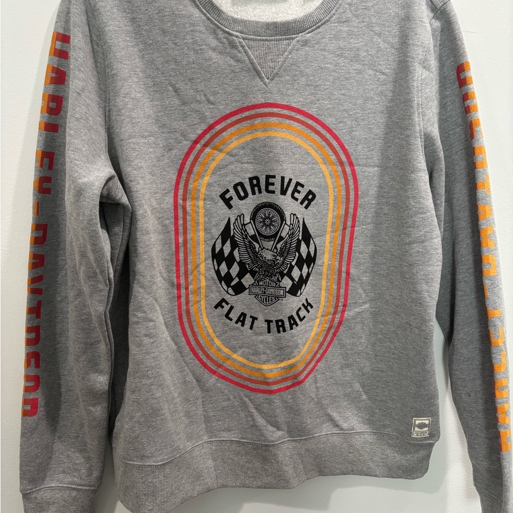 Harley-Davidson Gray Crewneck Sweatshirt